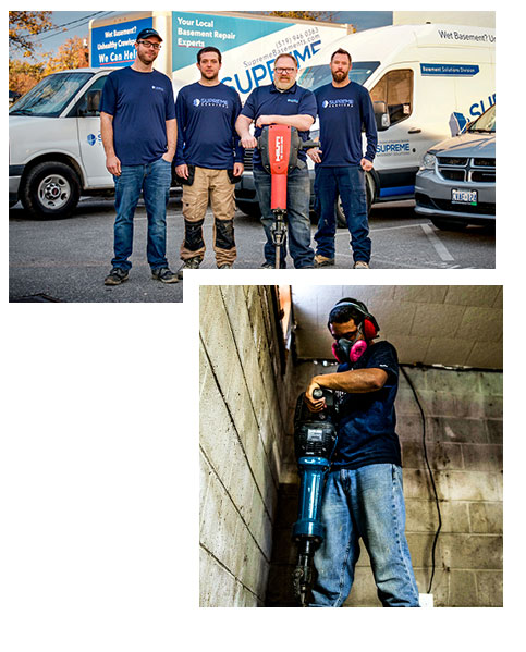 Supreme Basements team
